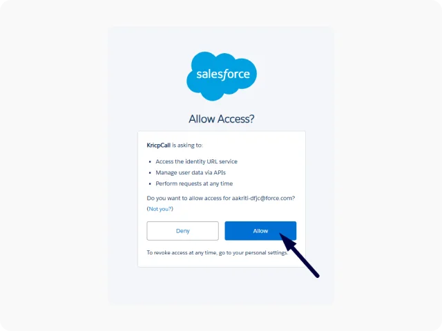 Integrate Salesforce with KrispCall img