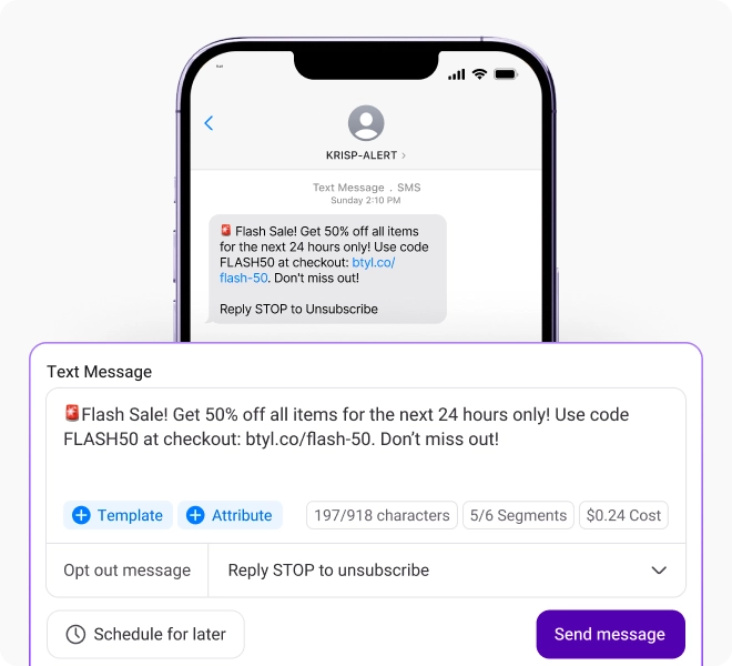 Automated Text Messaging