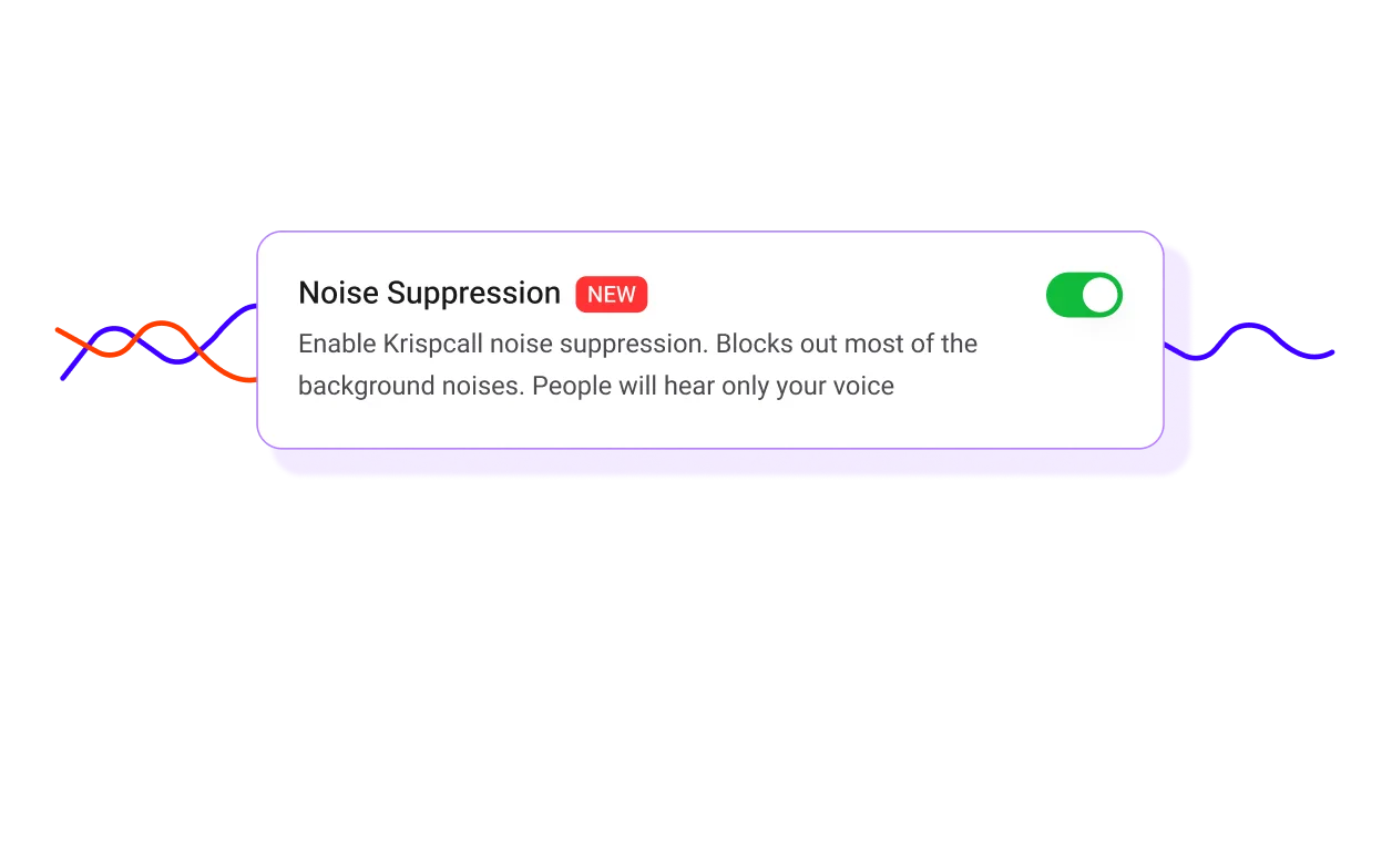 feature noise cancellation