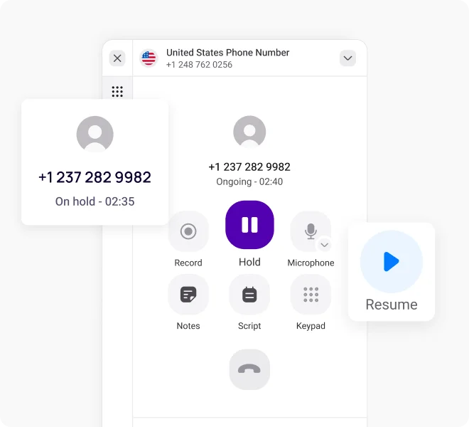 noise cancellation call on hold
