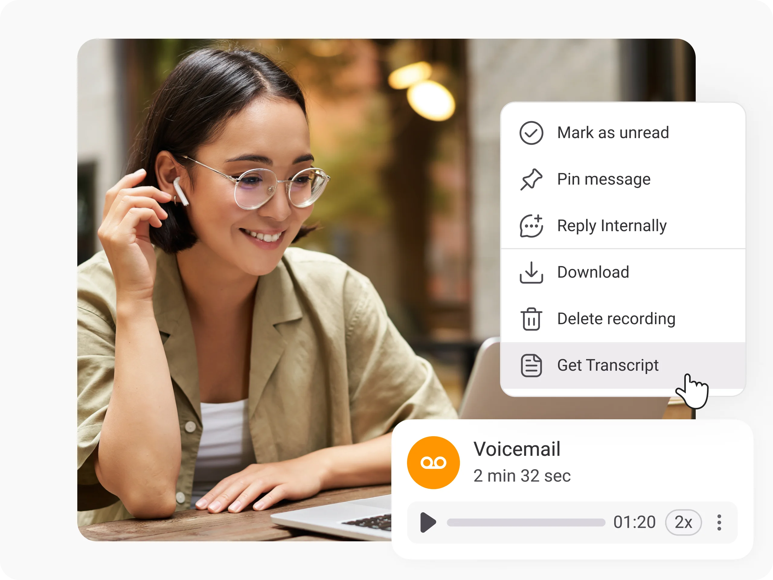 Voicemail to Email for Quick Follow ups retail