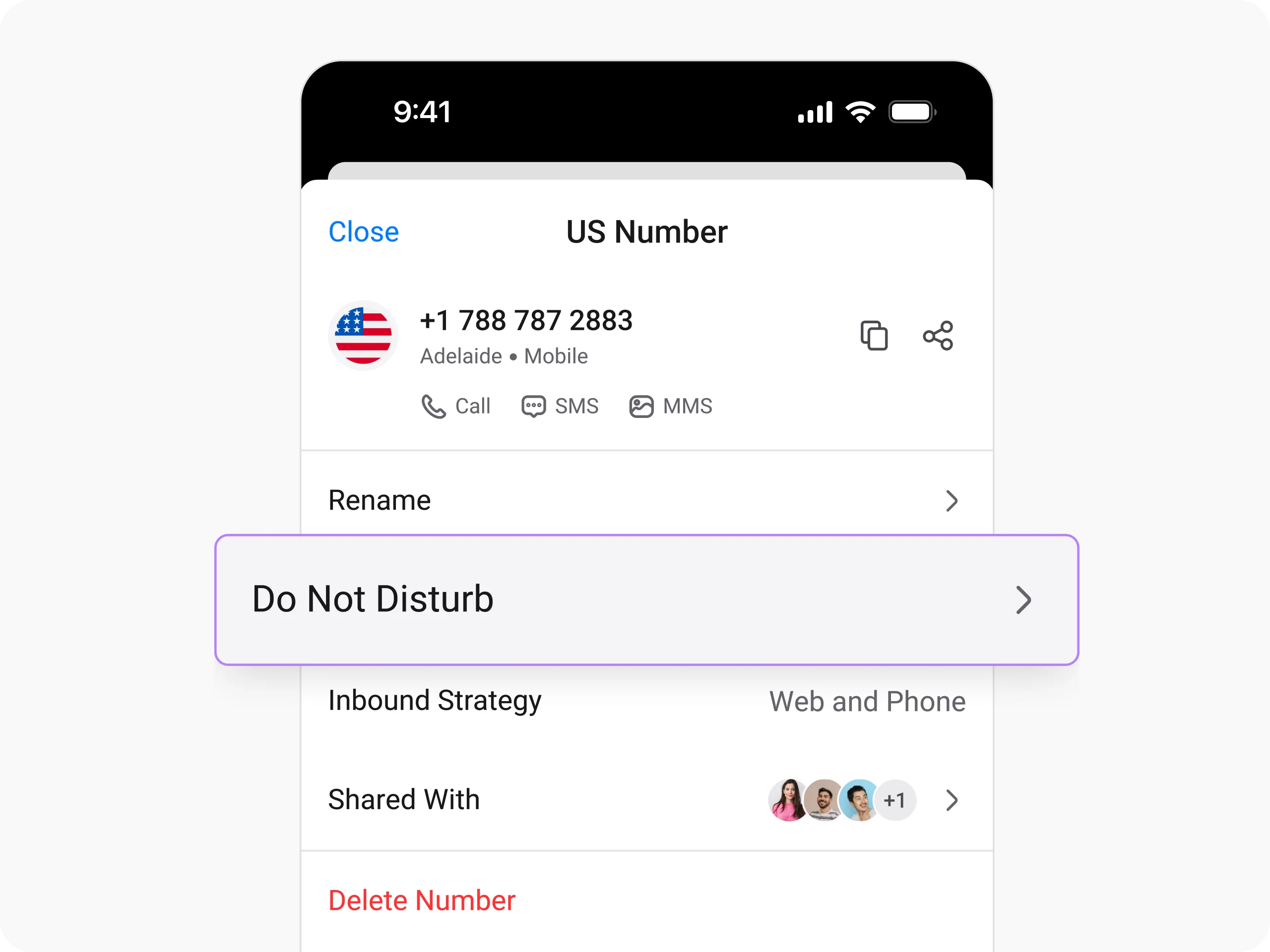 do not disturb mode for shift control remit