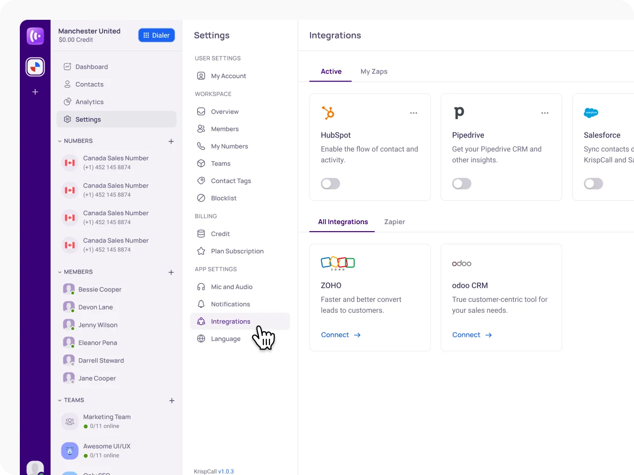 integrate clio with krispcall easily with our guide2