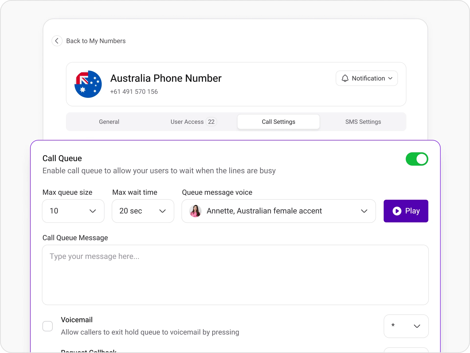 manage calls with call routing