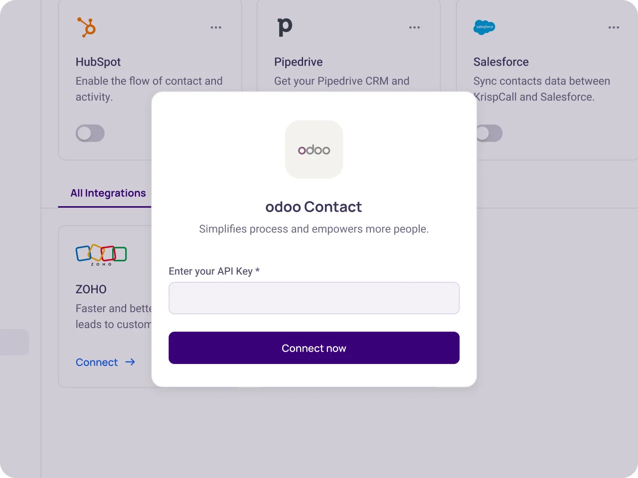 integrate clio with krispcall easily with our guide3