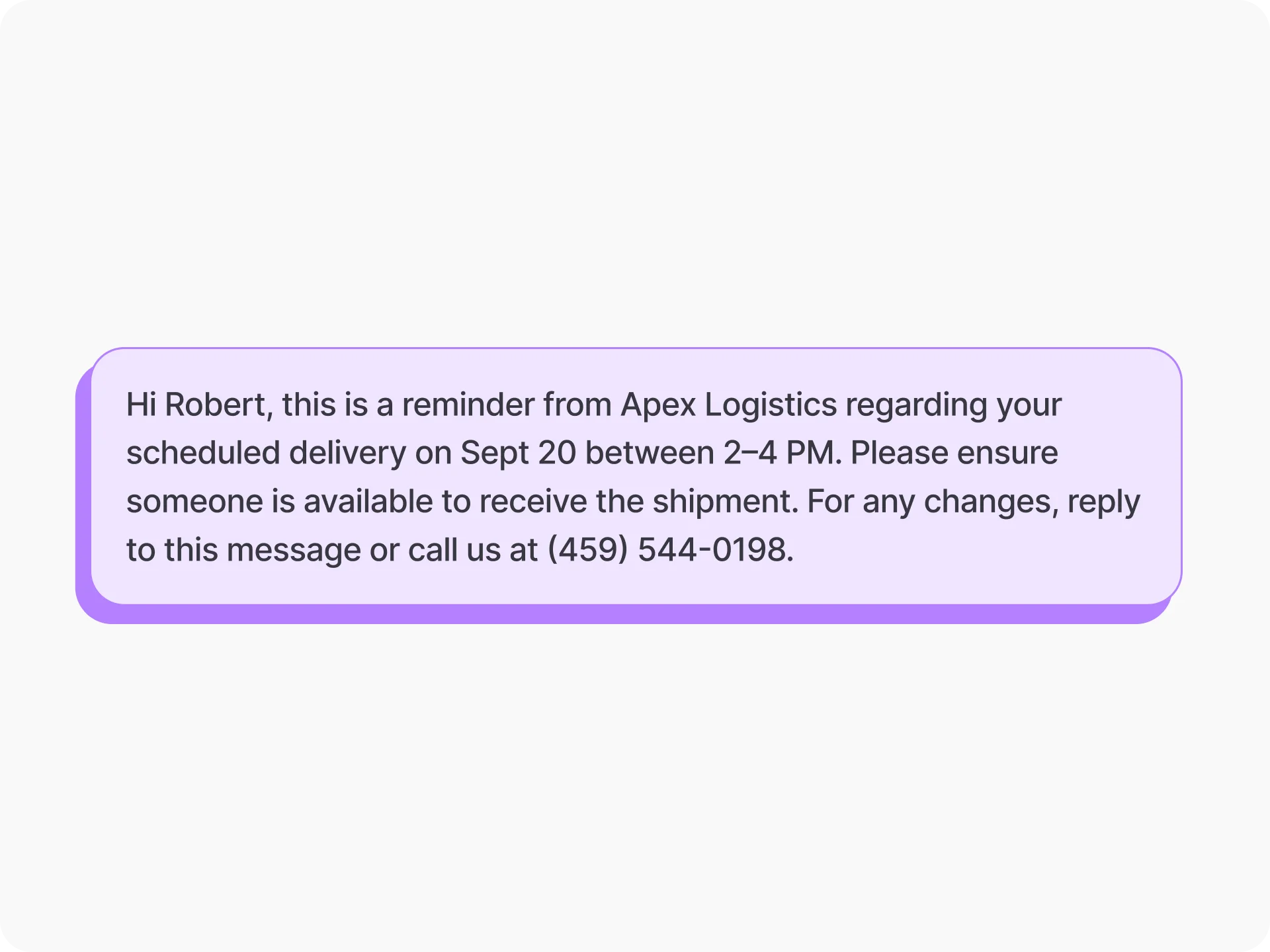 schedule deliveries and updates by