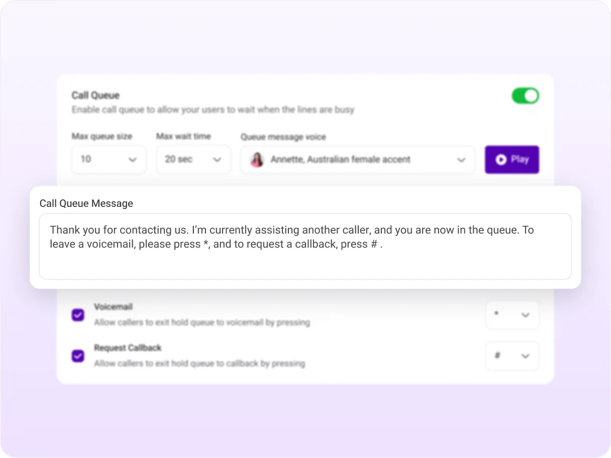 contact center ai software call queuing
