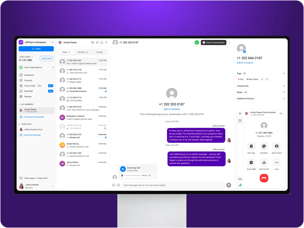 a contact center solution for educational institutions webphone
