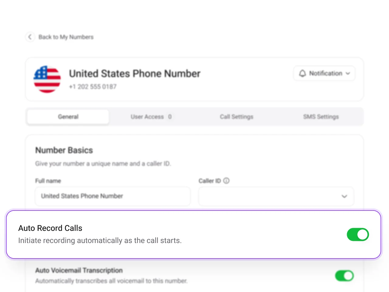 Call Auto Record
