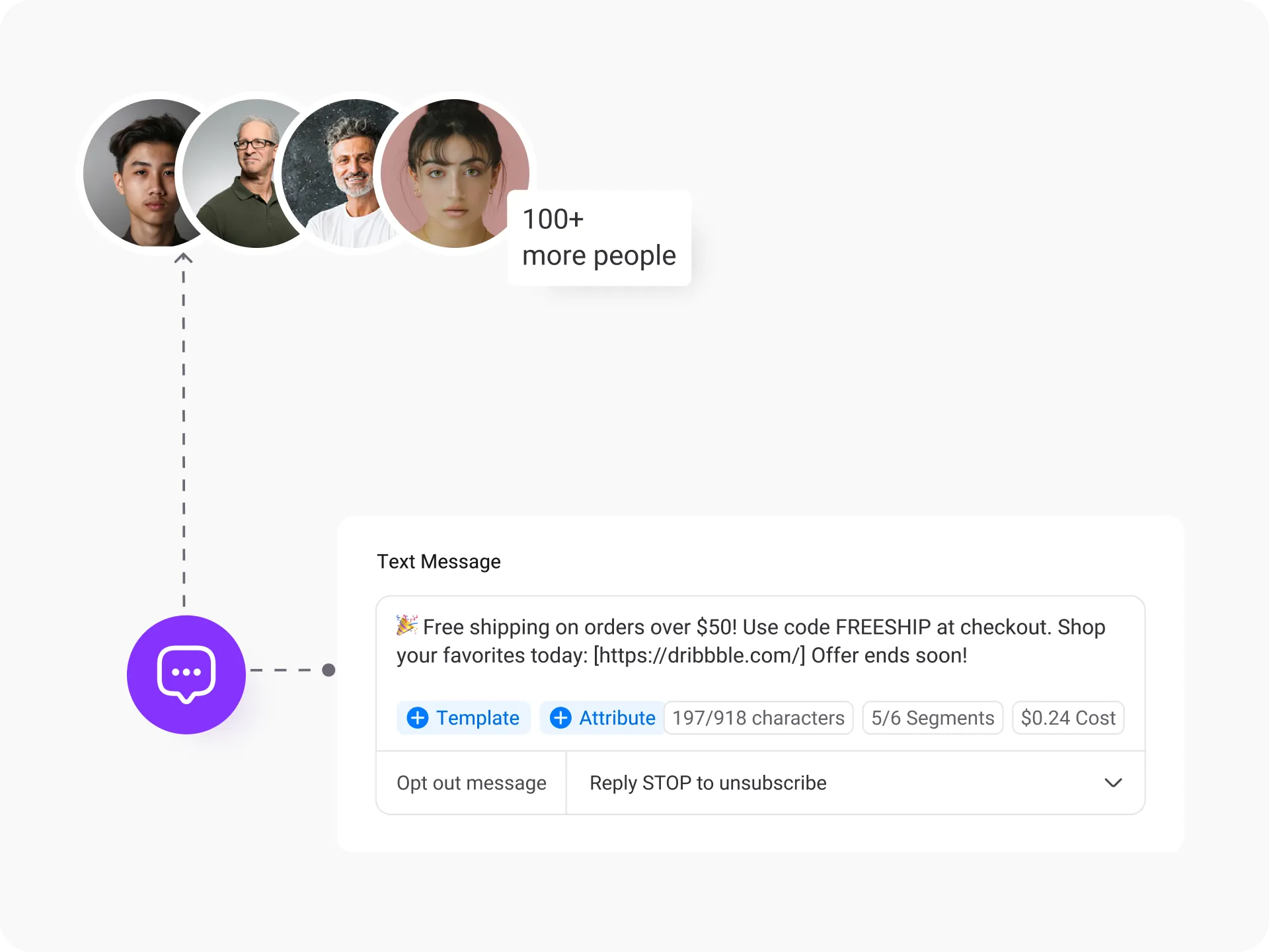 Text with Impact Grow with Ease Connect in Seconds