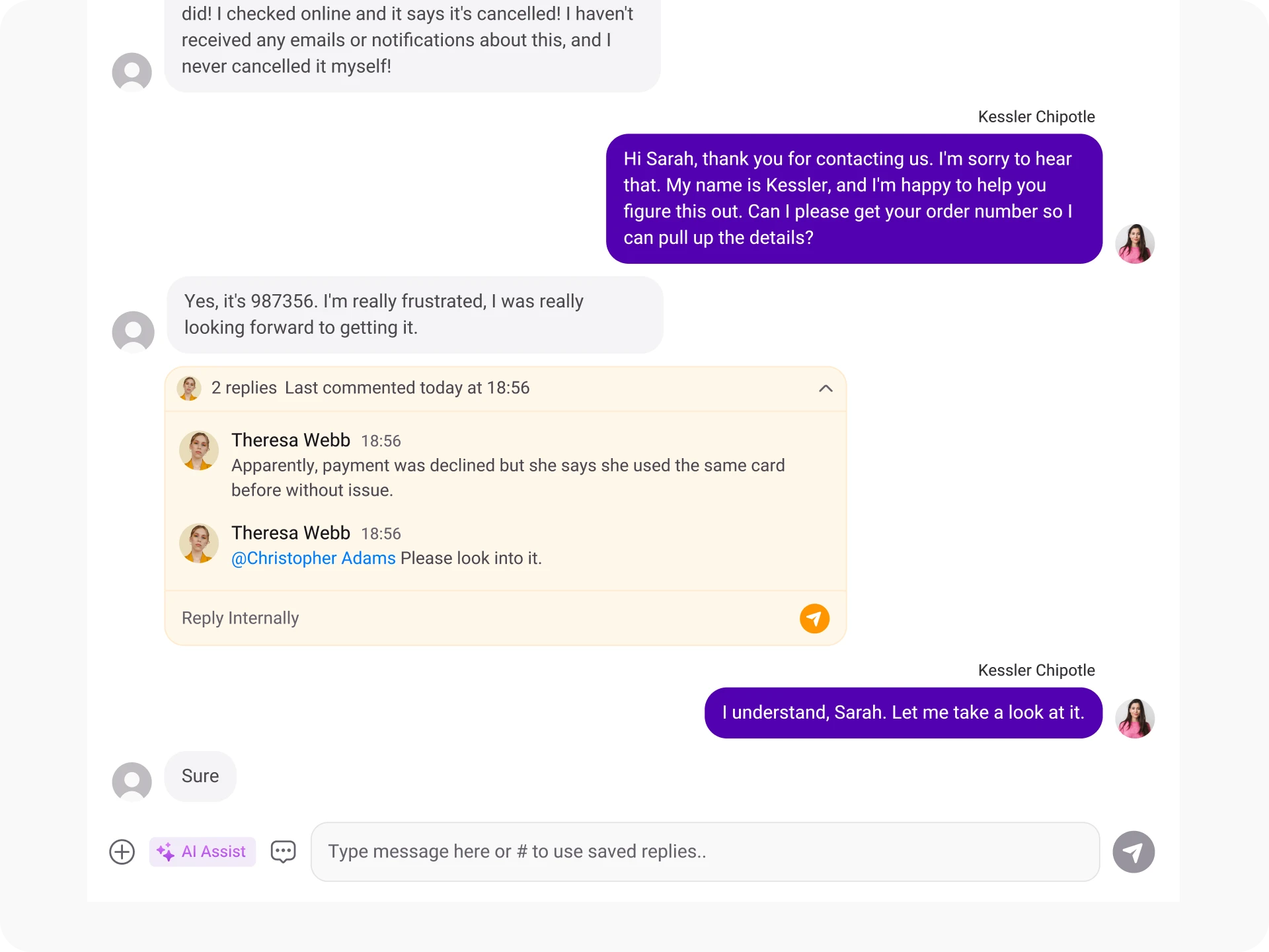 restaurant group messaging and internal threads img