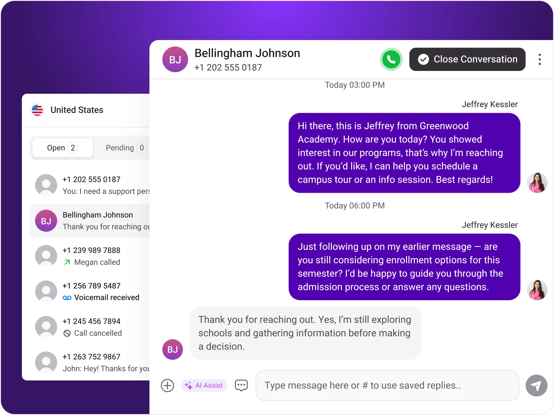 Centralized Interactions, Easy Student And Parent Management