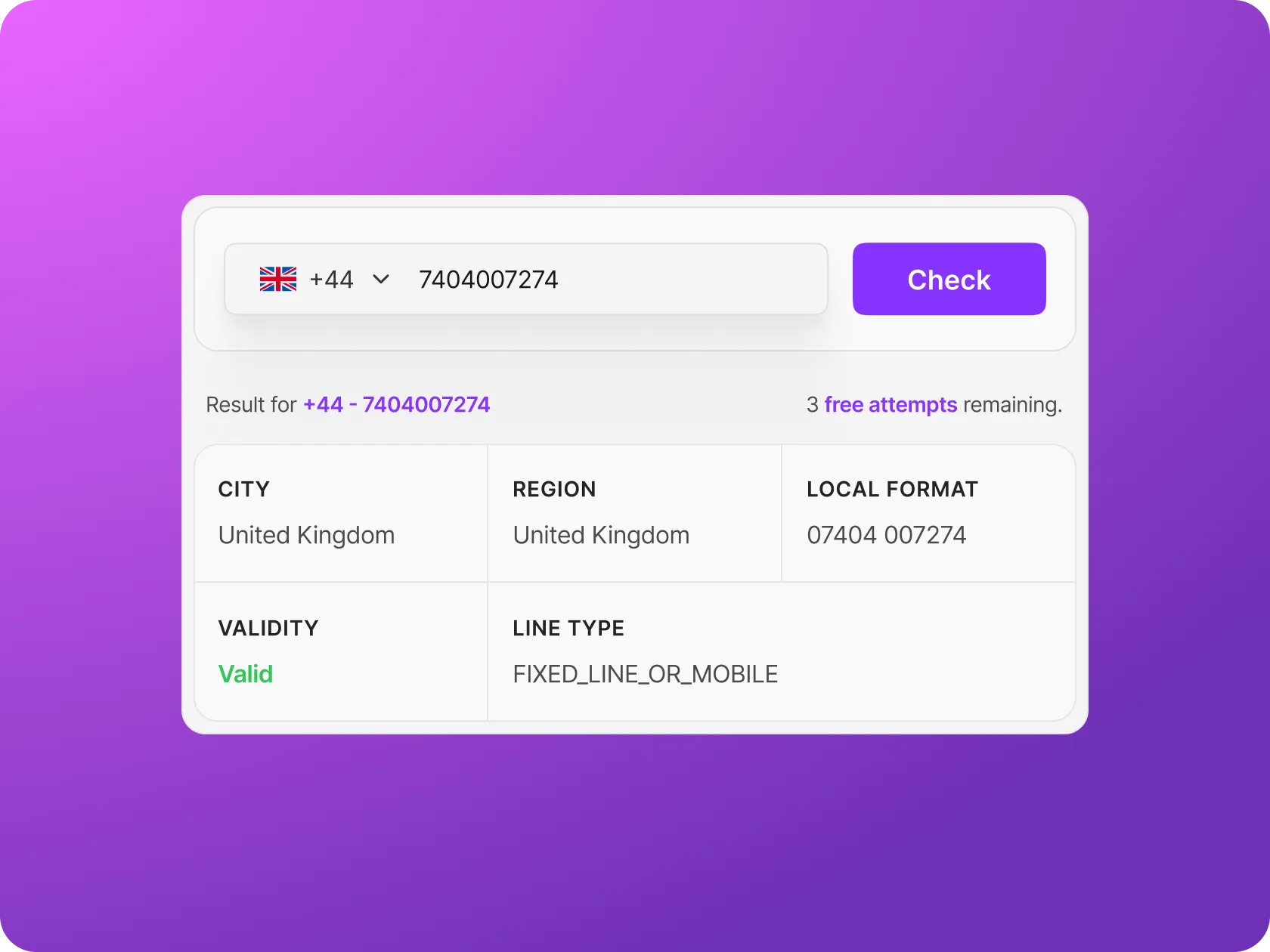 explore our free business tools number checker