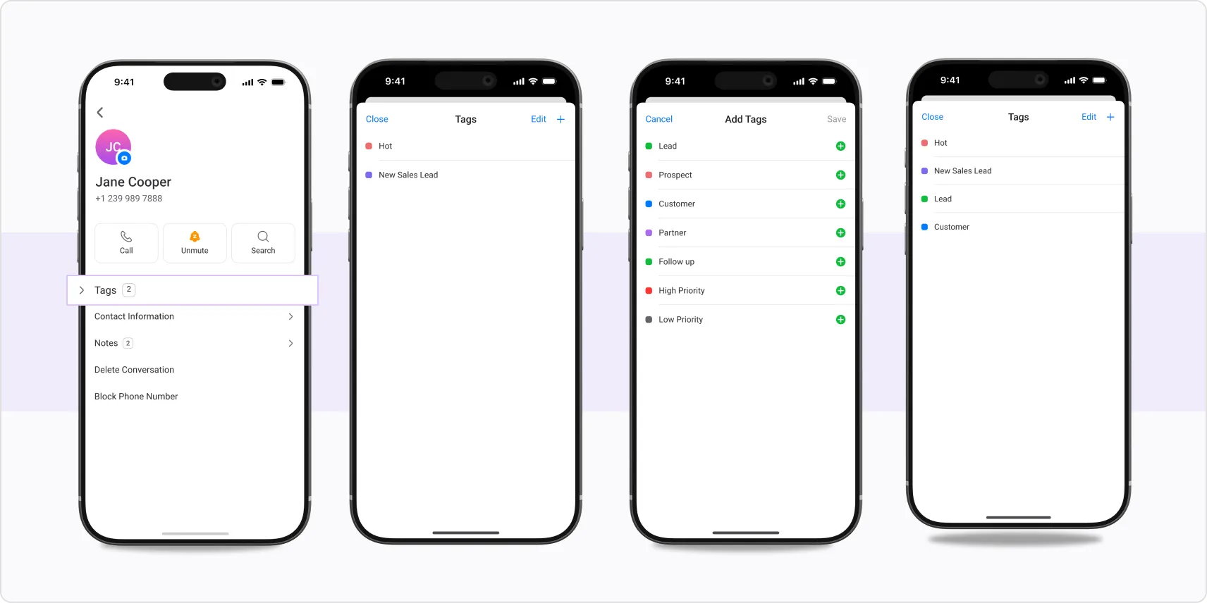 contact tags 41
