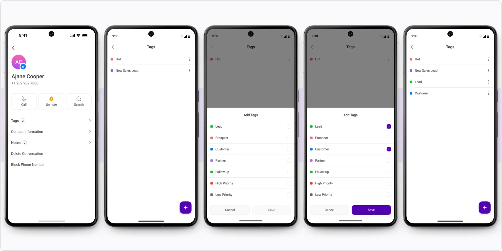 contact tags 21