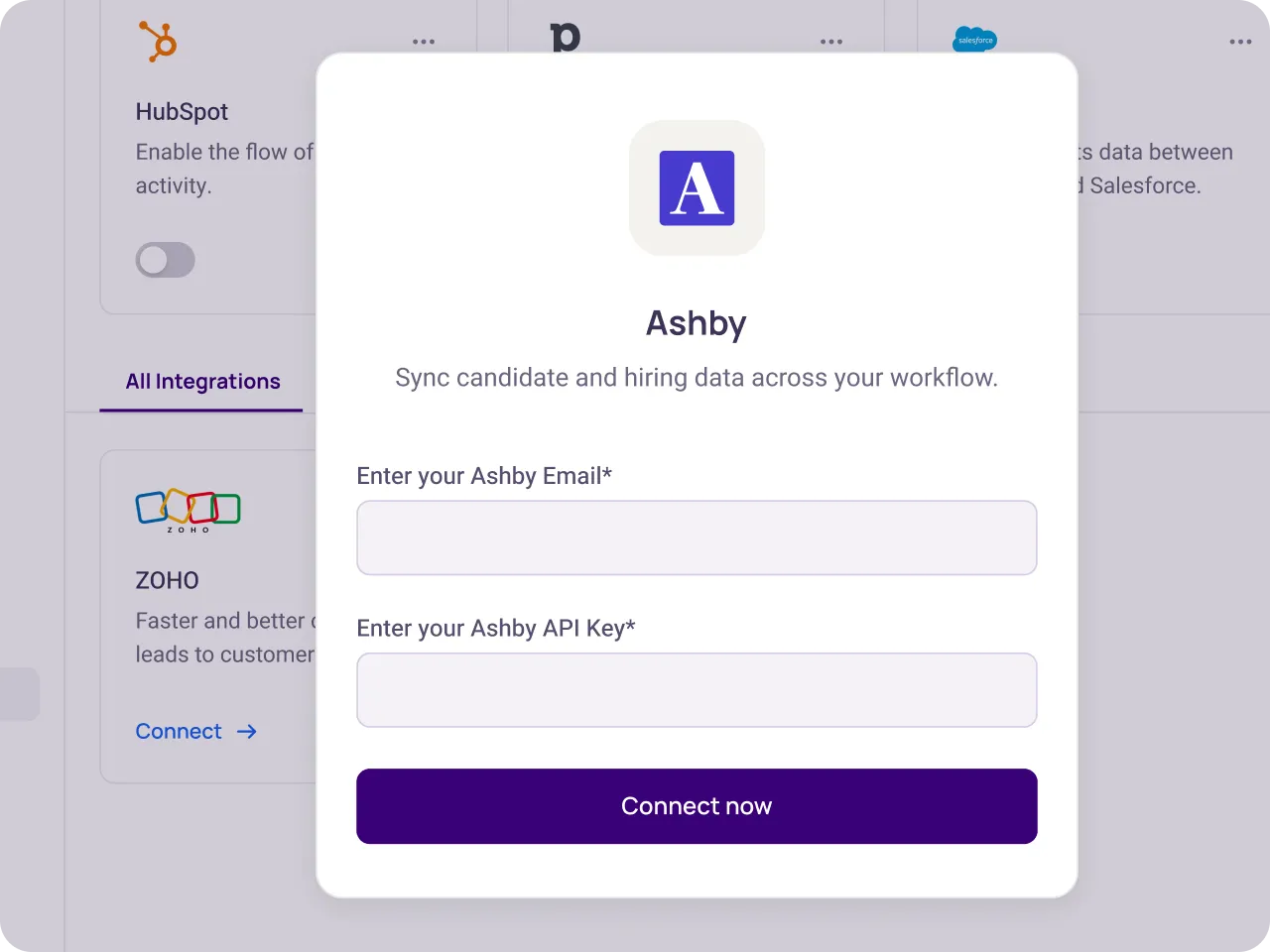 integrate ashby with krispcall easily with our guide4