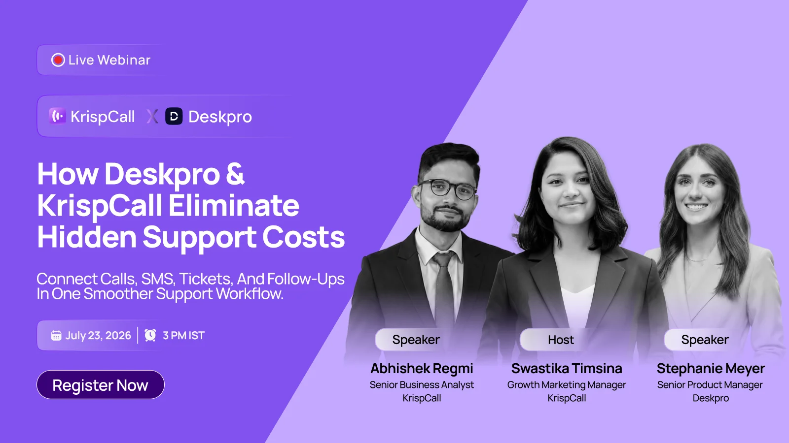 how deskpro krispcall eliminate hidden support costs