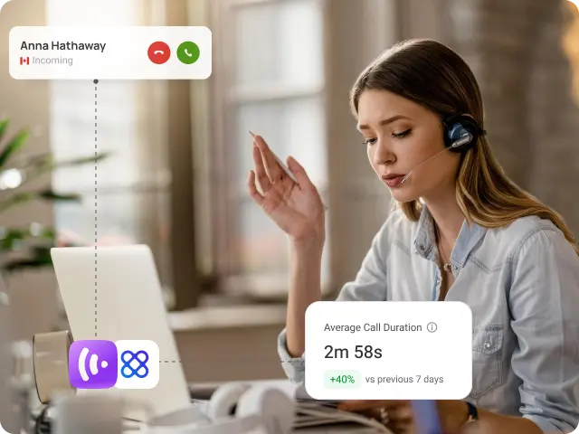 KrispCall and Flowlu contact support